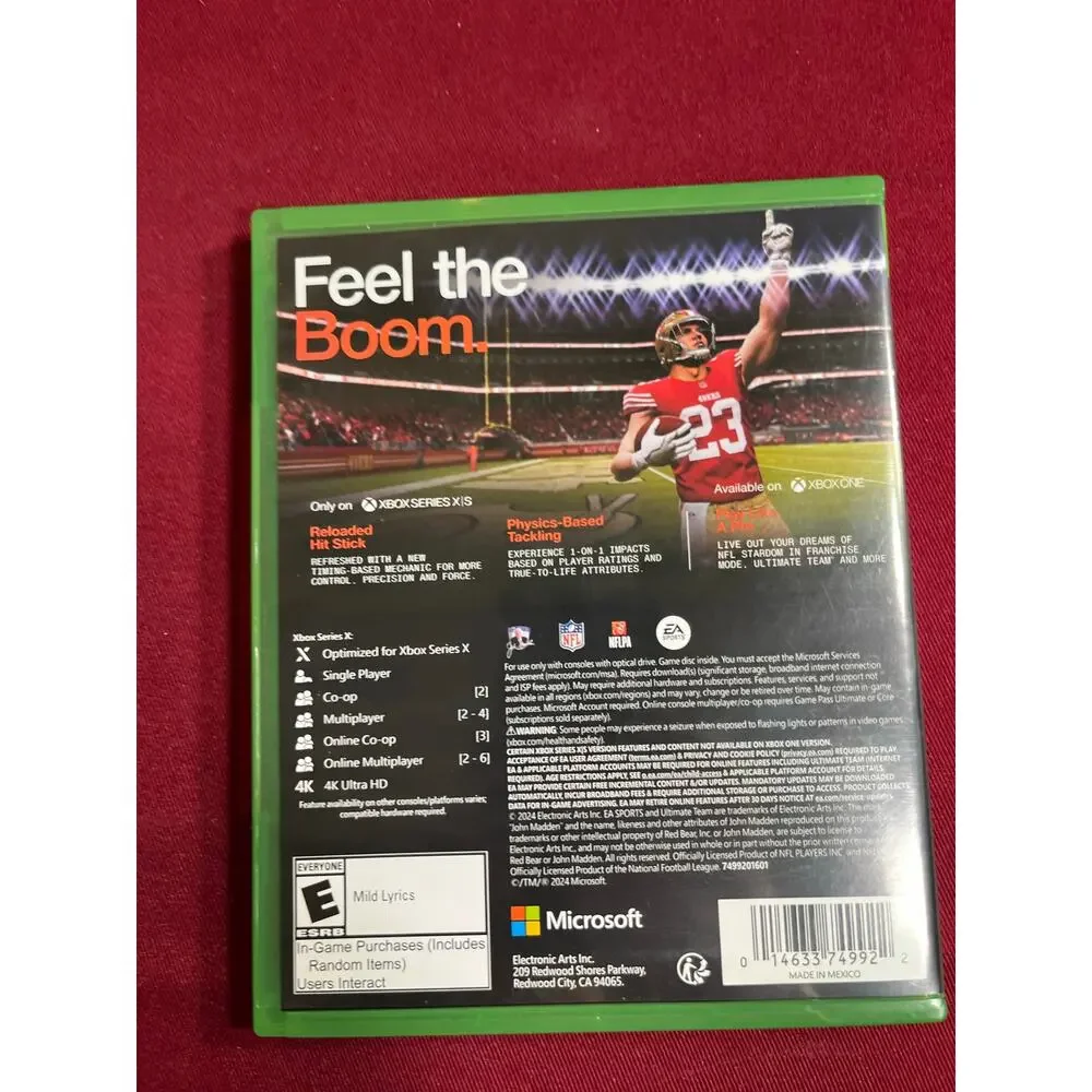 Xbox X/One Madden 25-New Opened